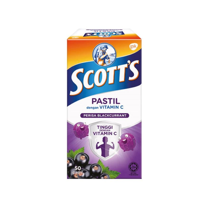 Vitamin C Pastilles Blackcurrant 50S For Kids image