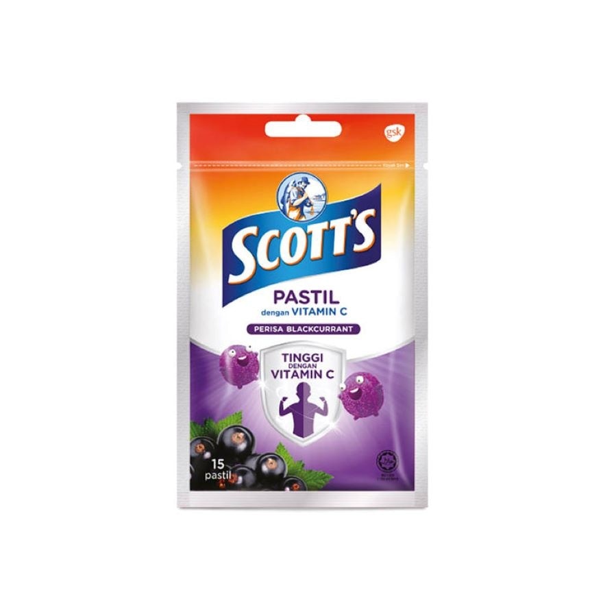 Vitamin C Pastilles Blackcurrant 15S For Kids