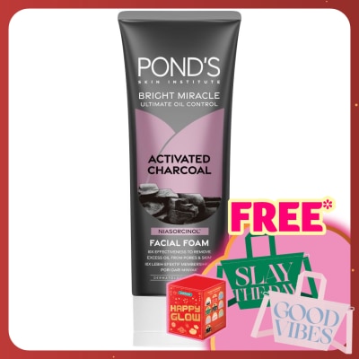 PONDS Bright Miracle Ultimate Oil Control Activated Charcoal Facial Foam 100g