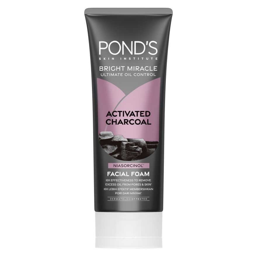 Bright Miracle Ultimate Oil Control Activated Charcoal Facial Foam 100g image