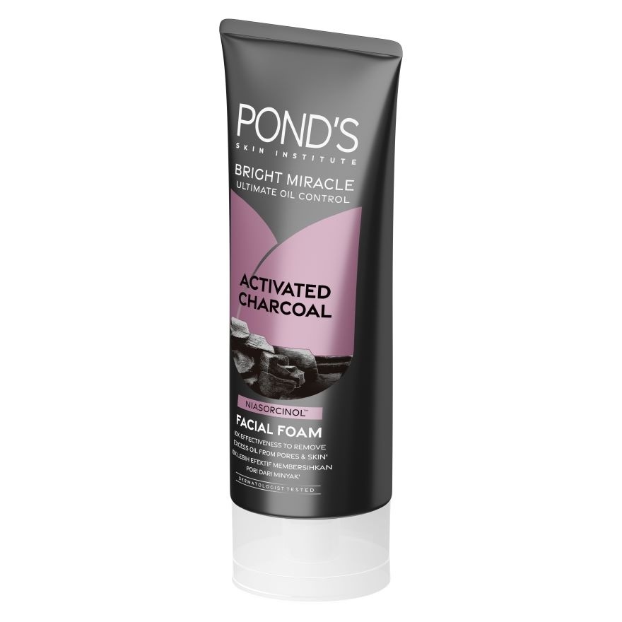 Bright Miracle Ultimate Oil Control Activated Charcoal Facial Foam 100g image