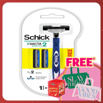 SCHICK Exacta2 System Razor 1's + Refill 2's