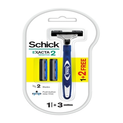 SCHICK Exacta2 System Razor 1's + Refill 2's