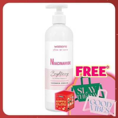 WATSONS Niacinamide Brightening Cream Body Wash 490ml