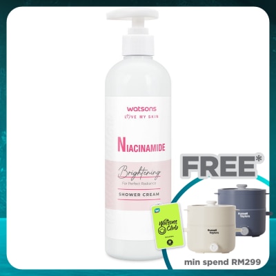 WATSONS Niacinamide Brightening Cream Body Wash 490ml