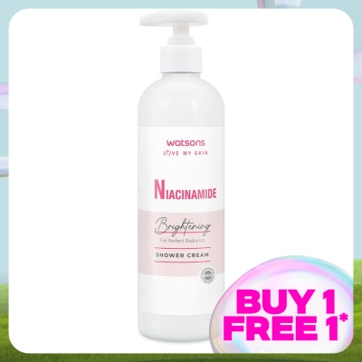 WATSONS Niacinamide Brightening Cream Body Wash 490ml