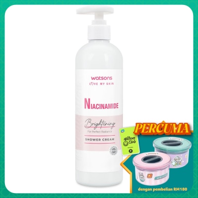 WATSONS Niacinamide Brightening Cream Body Wash 490ml
