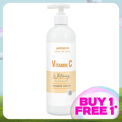WATSONS Vitamin C Whitening Cream Body Wash 490ml