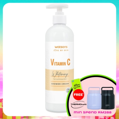 WATSONS - Vitamin C Whitening Cream Body Wash 490ml