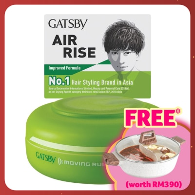 GATSBY Moving Rubber Air Rise 80g