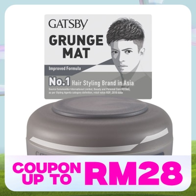 GATSBY Moving Rubber Grunge Mat 80g