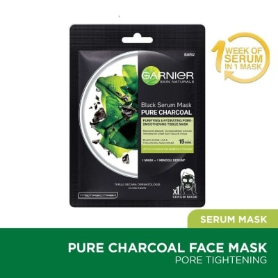 GARNIER - Gsn Pure Charcoal Mask Black Algae 1s