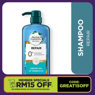 HERBAL ESSENCES Argan Oil of Morocco Shampoo 600ML