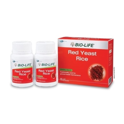 BIO-LIFE Red Yeast Rice 2 x 30's