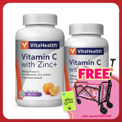 VITAHEALTH Vitamin C With Zinc+ 60s+30s