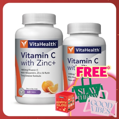 VITAHEALTH Vitamin C With Zinc+ 60s+30s