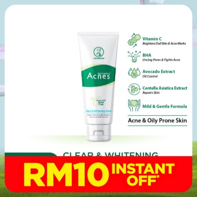 MENTHOLATUM ACNES Acnes Clear & Whitening Wash 100g