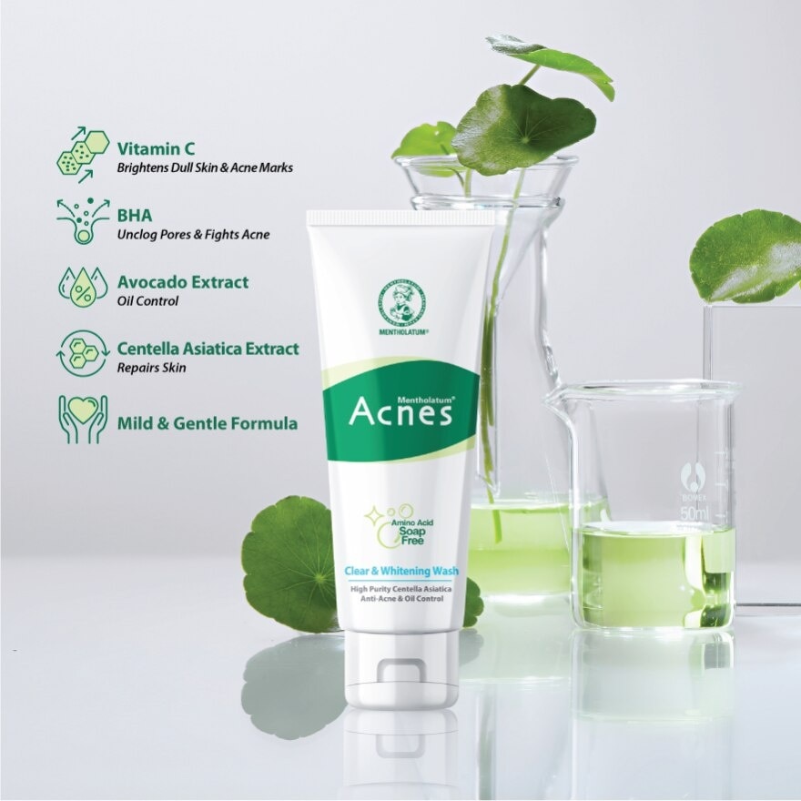 Acnes Clear & Whitening Wash 100g