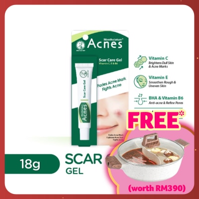 MENTHOLATUM ACNES Scar Care Gel 18 gram  (Lightens Pimple Mark)