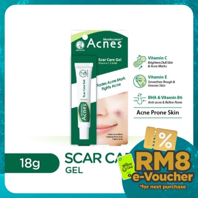 MENTHOLATUM ACNES Scar Care Gel 18 gram  (Lightens Pimple Mark)