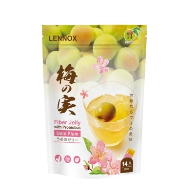 LENNOX FIBER JELLY WITH PROBIOTICS UME PLUM 10GX14S