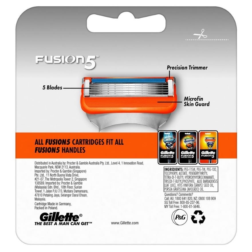 Fusion 5 Refill Cartridge 4s