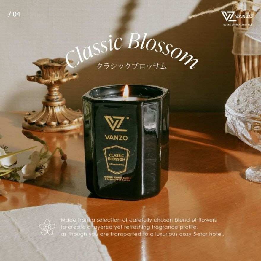 Natural Scented Candle Classic Blossom 170g