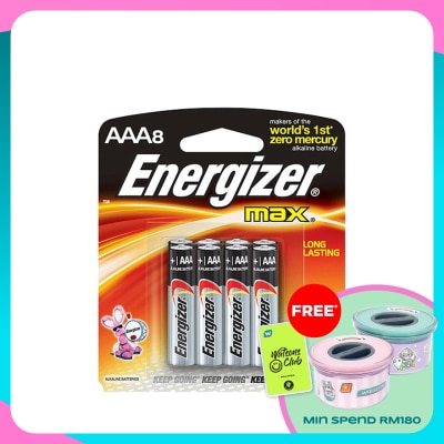 ENERGIZER Max AAA 8pcs