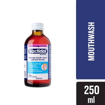 BACTIDOL Antibacterial Mouthwash 250ml