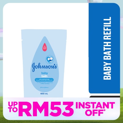 JOHNSON'S Baby Bath (No More Tears) Refill 600ml