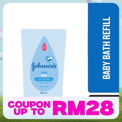 JOHNSON'S Baby Bath (No More Tears) Refill 600ml