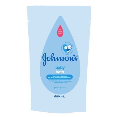 JOHNSON'S Baby Bath (No More Tears) Refill 600ml