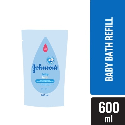 JOHNSON'S Baby Bath (No More Tears) Refill 600ml