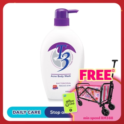 T3 Acne Body Wash - Bactericidal 550 ml
