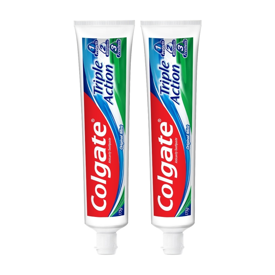 Triple Action Toothpaste 2x175g Valuepack