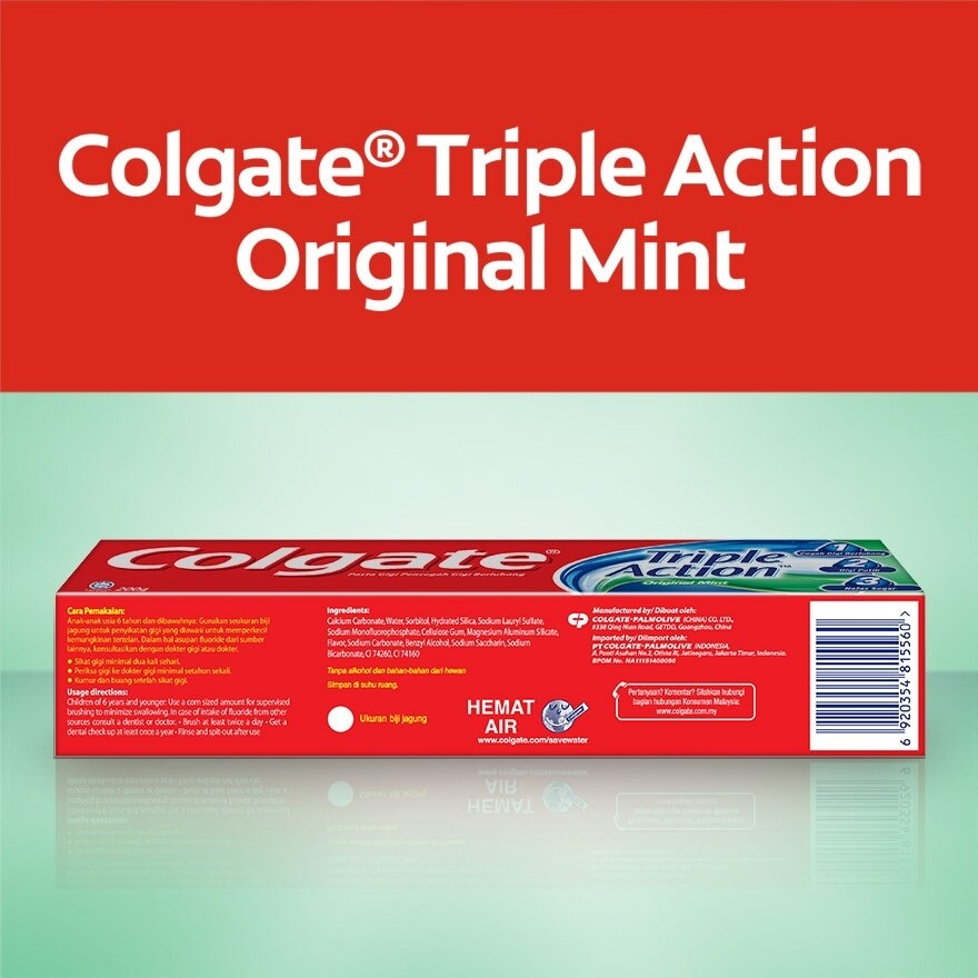 Colgate Triple Action Toothpaste Valuepack 175gx2