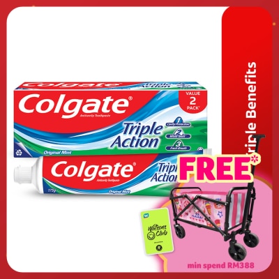 COLGATE Colgate Triple Action Toothpaste Valuepack 175gx2