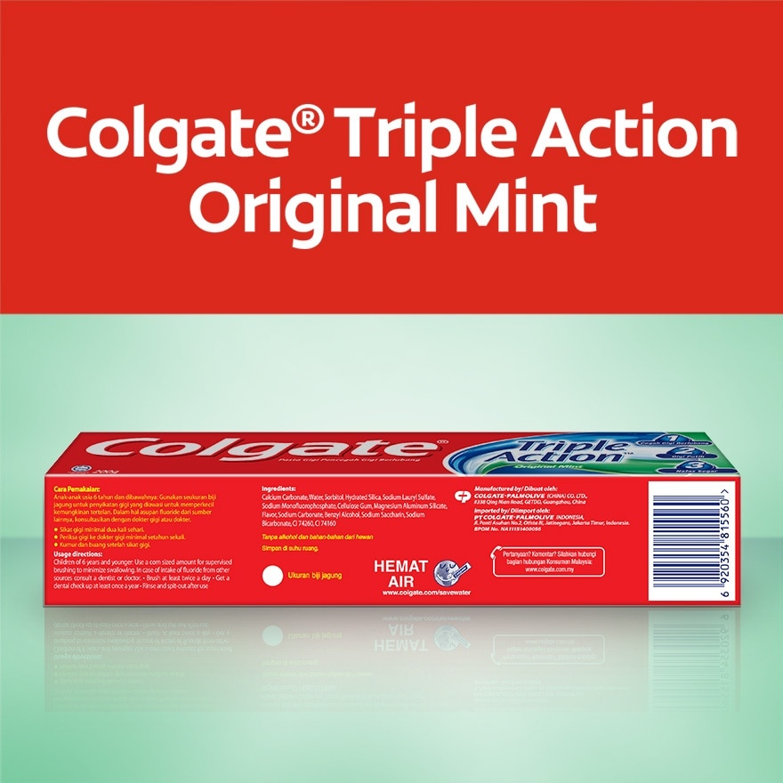 Triple Action Toothpaste 2x175g Valuepack