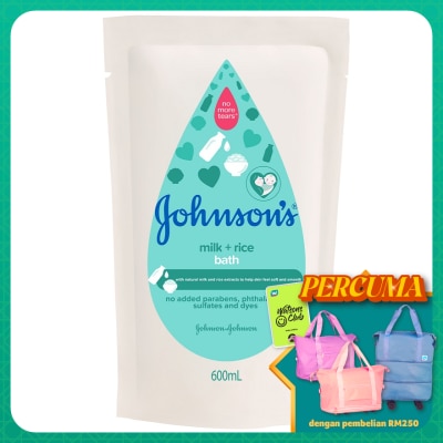 JOHNSON'S - Baby Milk Bath Refill 600ml