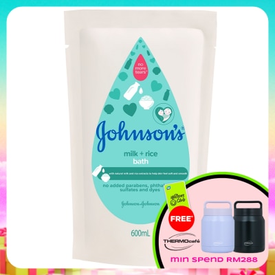 JOHNSON'S - Baby Milk Bath Refill 600ml