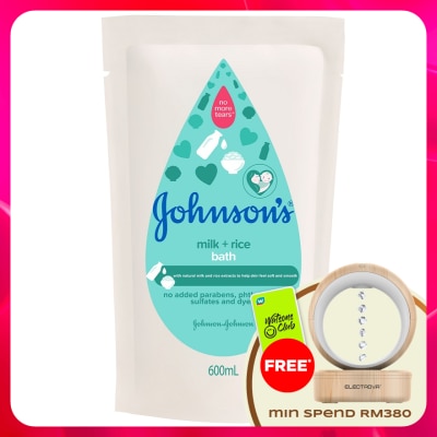 JOHNSON'S - Baby Milk Bath Refill 600ml