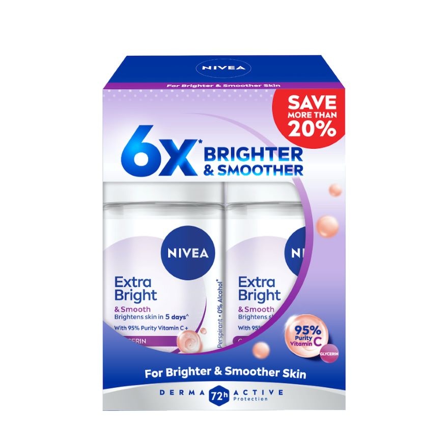Deodorant Brightening & Smooth Roll On TWP 2x50ml image