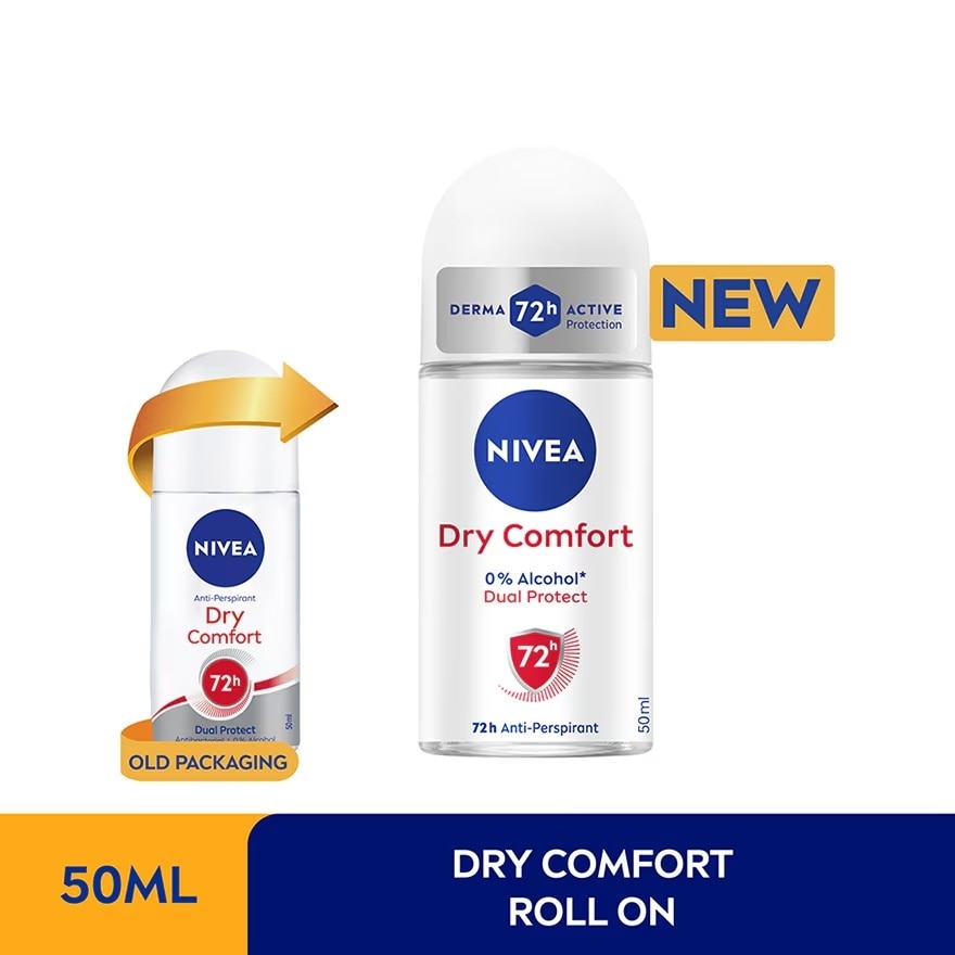 Deodorant Dry Roll On Twin Pack 2x50ml