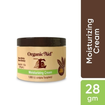 ORGANIC AID Vitamin E Moisturizing Cream 1oz