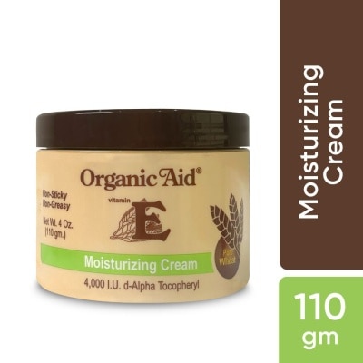 ORGANIC AID Vitamin E Moisturizing Cream 4oz