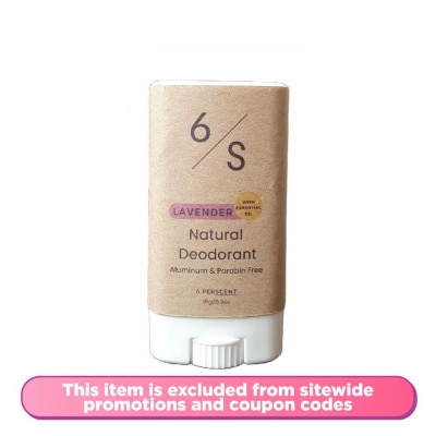 6 PERSCENT Lavender Natural Deodorant 15g
