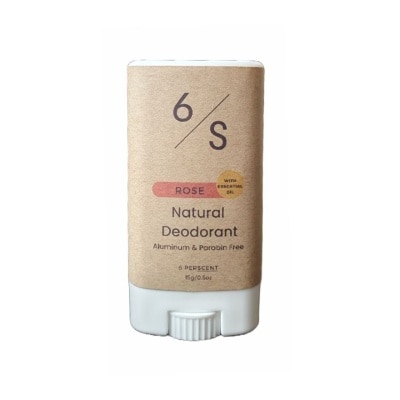 6 PERSCENT Rose Natural Deodorant 15g