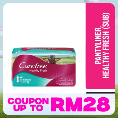 CAREFREE Healthy Fresh Pantyliner 20's