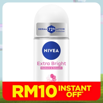 NIVEA Deodorant  Extra Brightening Roll On 50ml