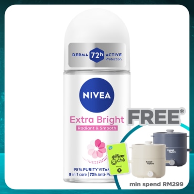 NIVEA Deodorant  Extra Brightening Roll On 50ml